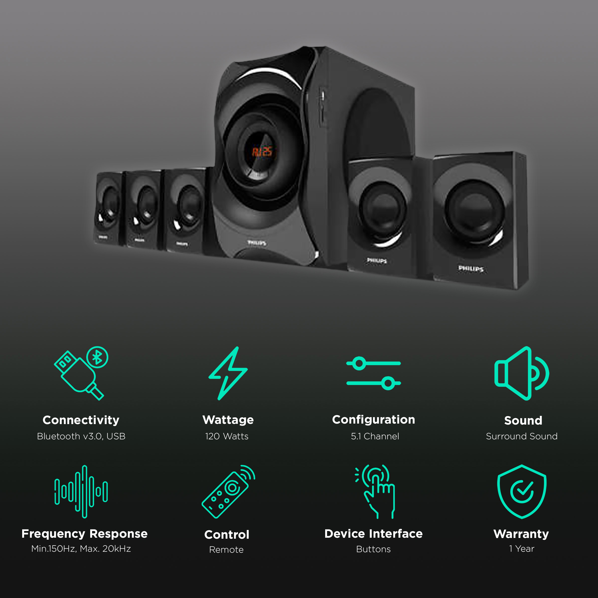 Philips home store theatre 8000 watts